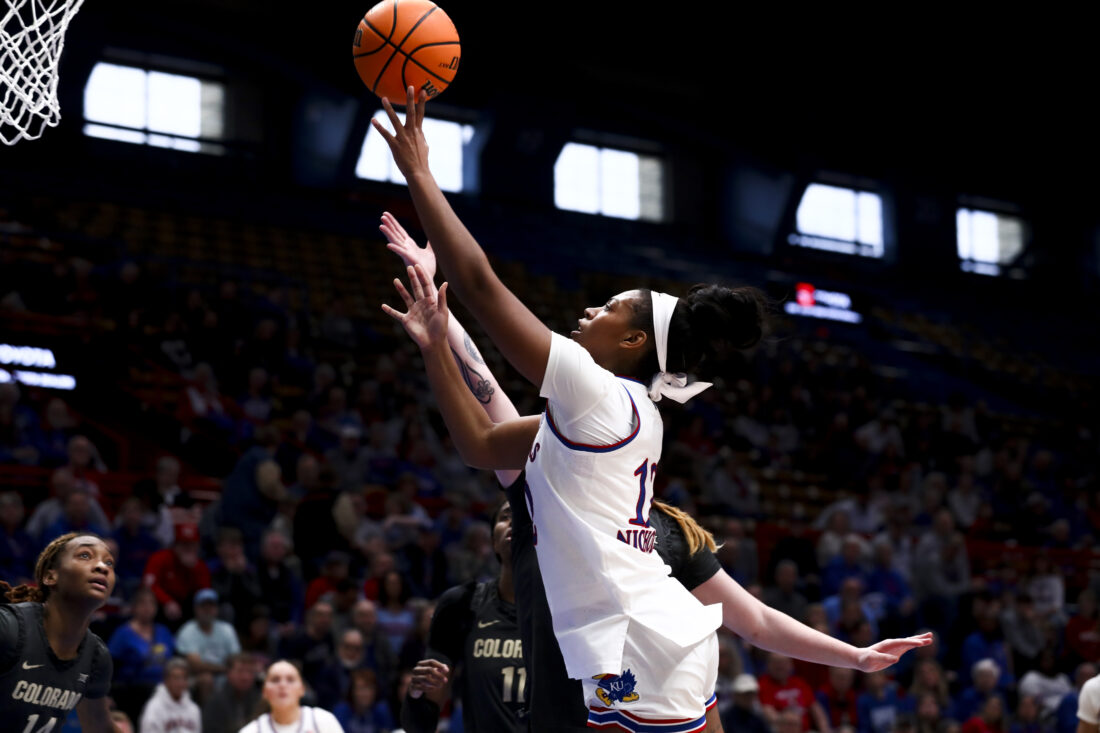 ‘Our backs are against the wall’: Kansas blows fourth quarter lead and drops 69-66 overtime result to Colorado